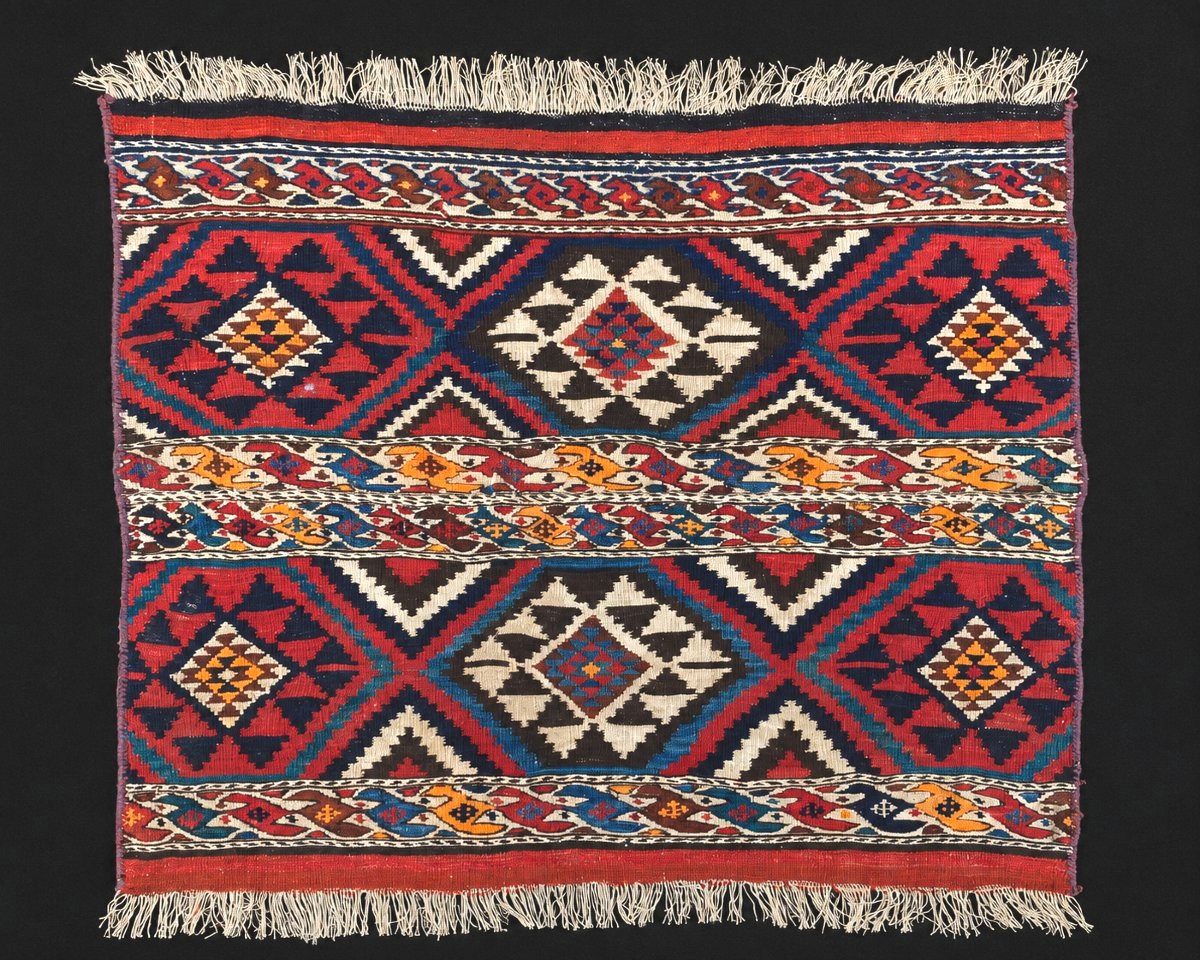 Ensemble de 2 panneaux de Maffrash. Caucase. Circa 1900. 104 x 90 cm