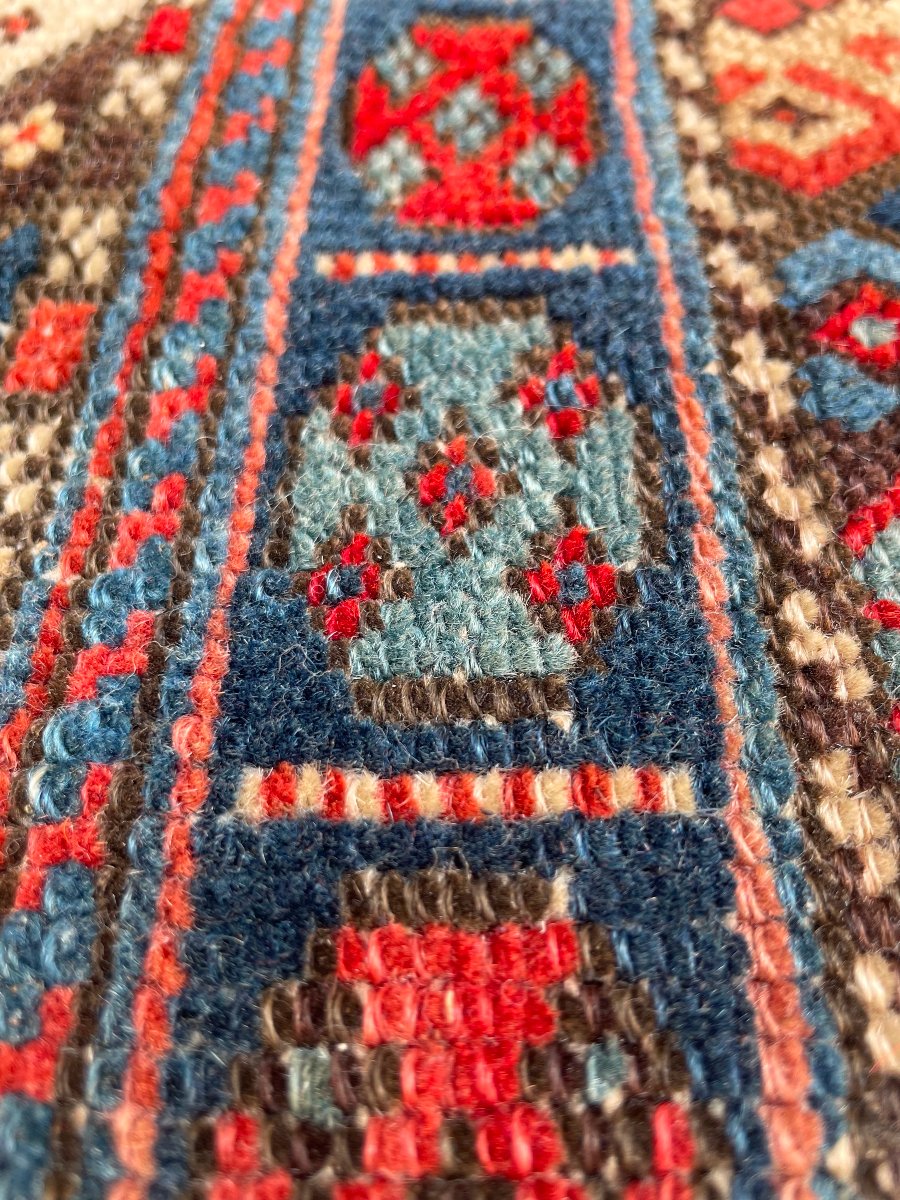 Khorjin / Bag Front. Qashqai. Persia. Circa 1900.  62 X 62 Cm-photo-7