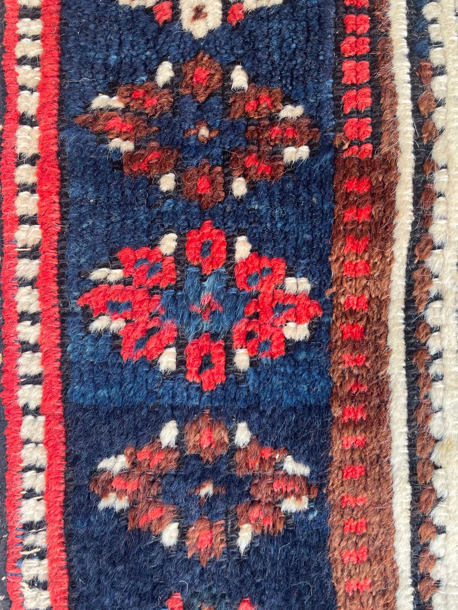 Khorjin Rug. Kurdish Jaff. Circa 1900. 110 X 78 Cm-photo-2