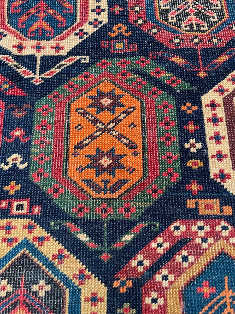 Tapis SHIRVAN - Caucase. Motif Boteh. Circa 1900.  225 x 85 cm-photo-3