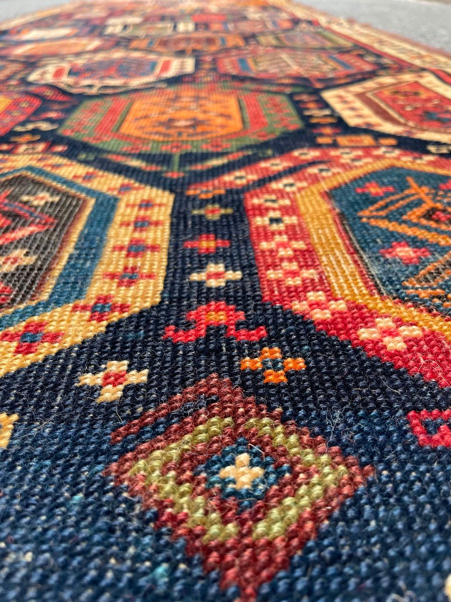 Tapis SHIRVAN - Caucase. Motif Boteh. Circa 1900.  225 x 85 cm-photo-3