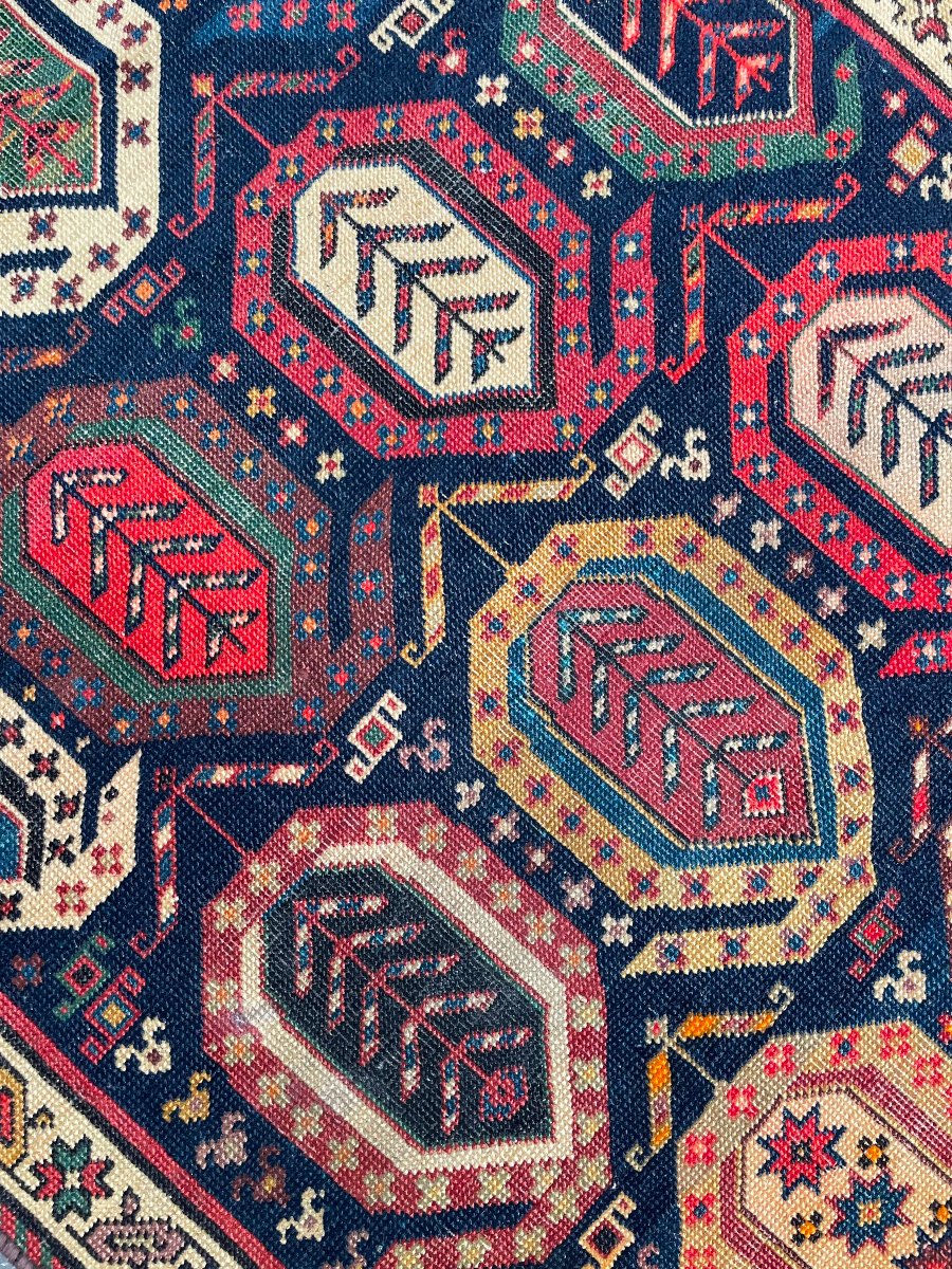 Tapis SHIRVAN - Caucase. Motif Boteh. Circa 1900.  225 x 85 cm-photo-8