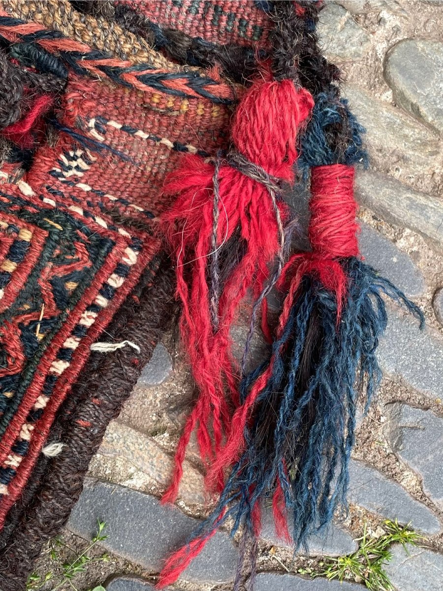 Double Bag. Bathiyari. Persia. Circa 1900. 80 X 58 Cm-photo-4