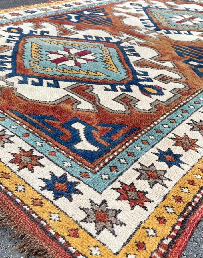 Kars Rug - Anatolia. Mid-20th Century. 185 X 130 Cm-photo-1