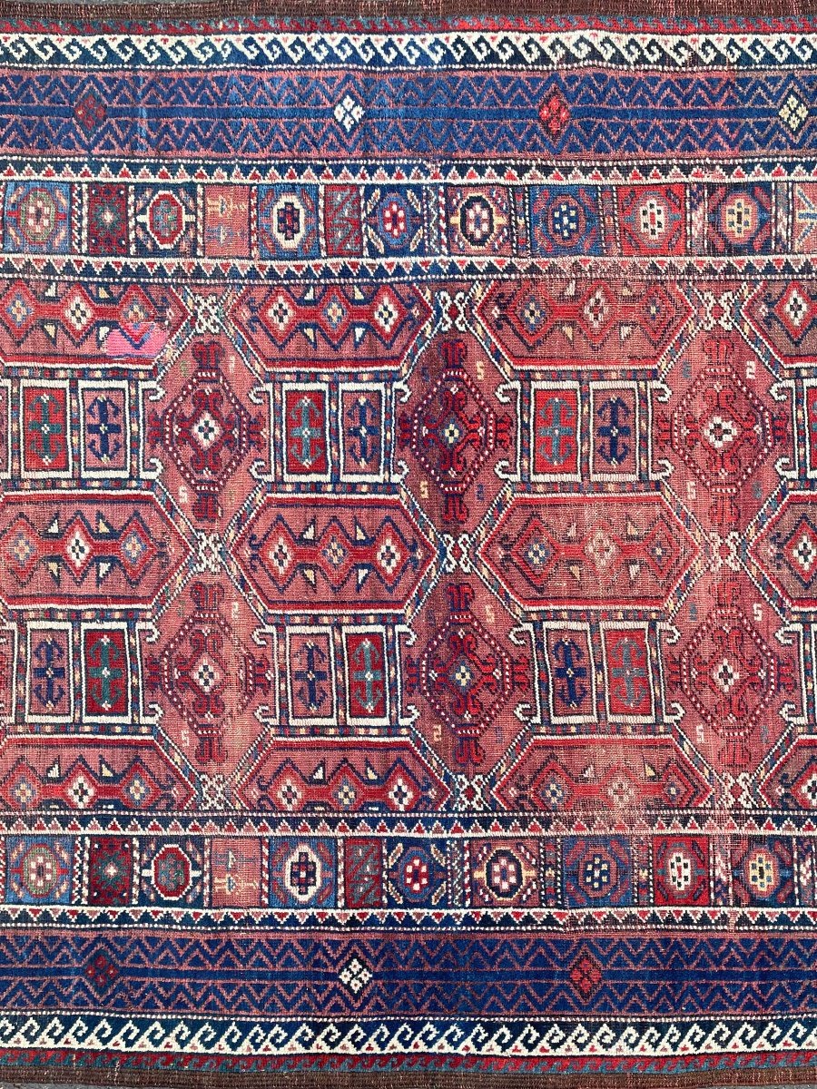 Tapis Karadagh. Nord- Ouest Perse. Circa 1900. 240 x 133 cm-photo-2