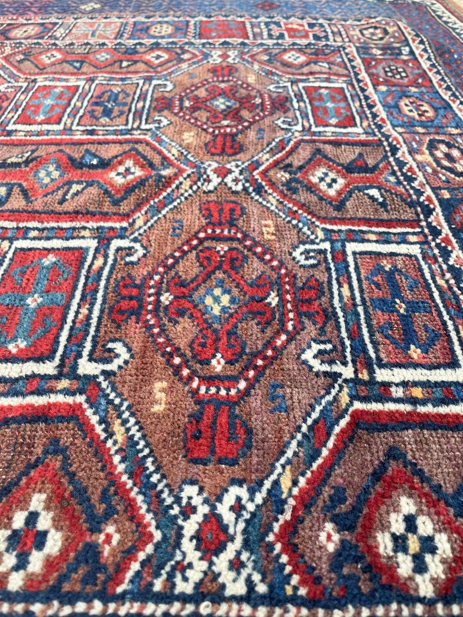 Tapis Karadagh. Nord- Ouest Perse. Circa 1900. 240 x 133 cm-photo-6