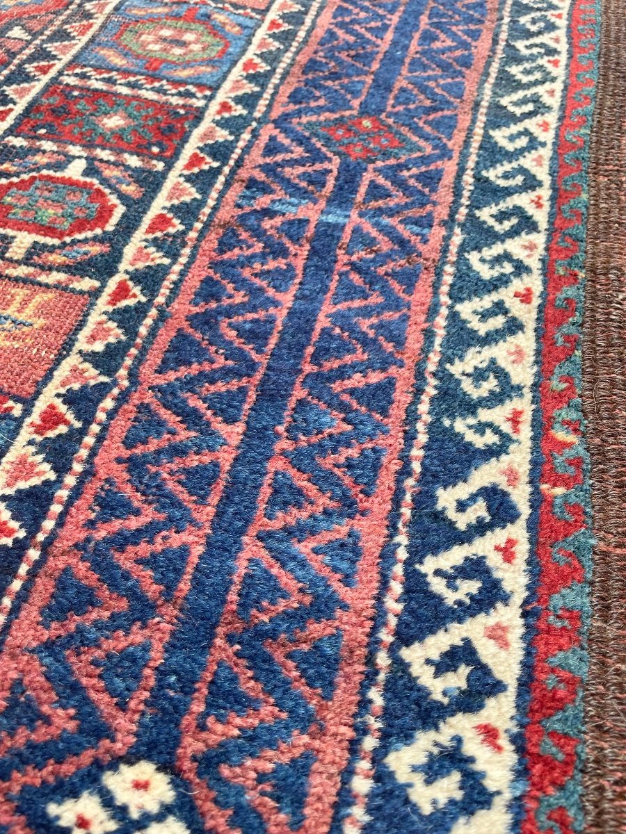 Tapis Karadagh. Nord- Ouest Perse. Circa 1900. 240 x 133 cm-photo-7