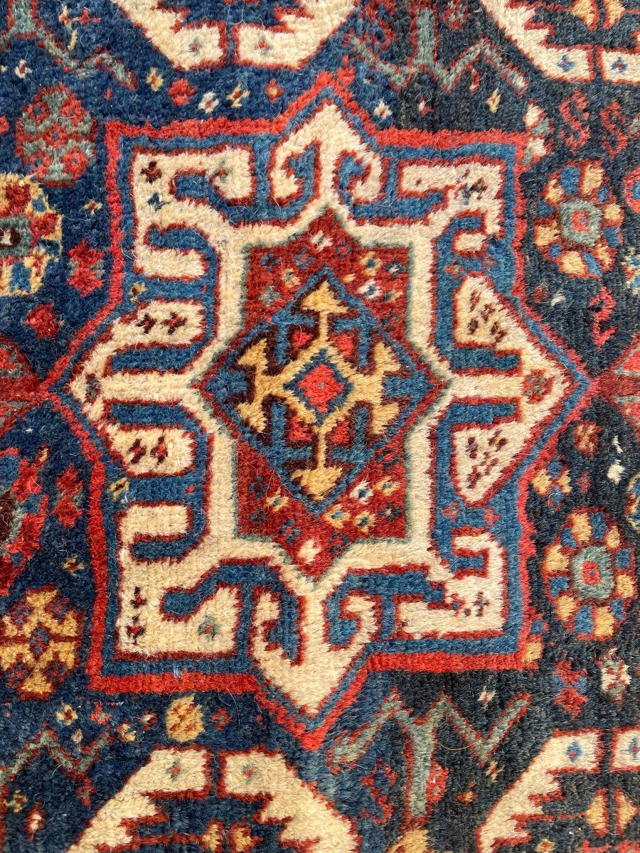 Tapis. Face de Khorjin. Perse. Circa 1880. 62 x 55 cm-photo-3