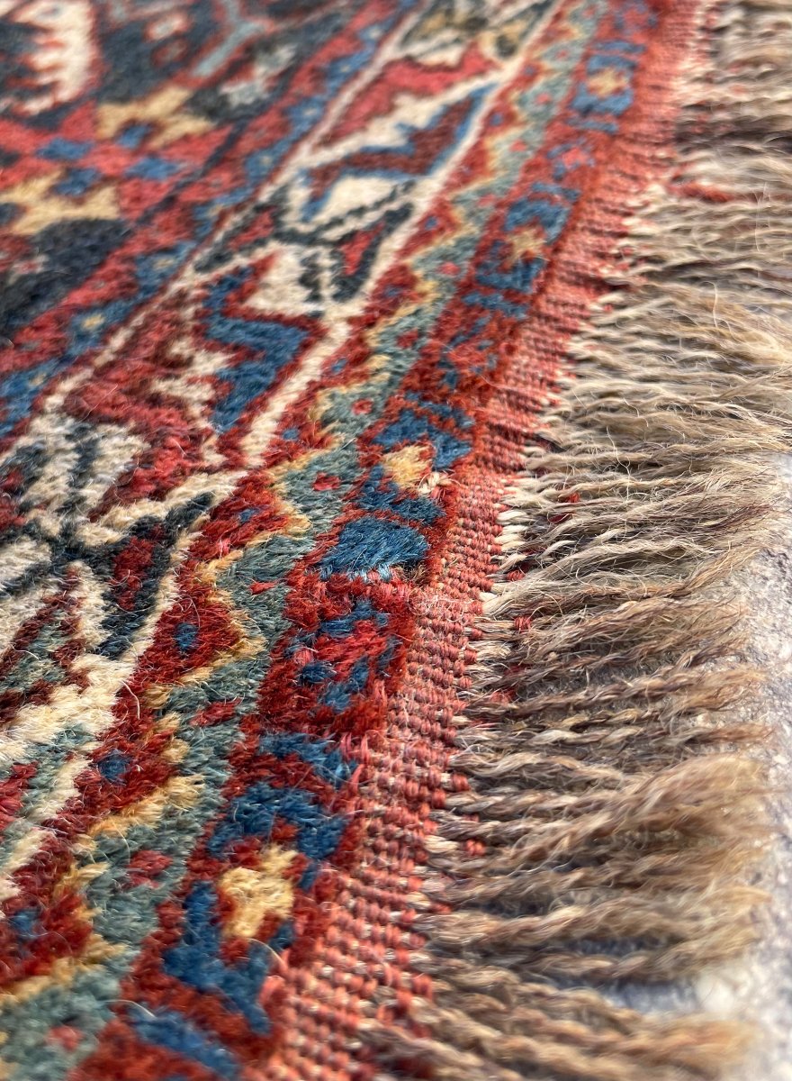 Tapis. Face de Khorjin. Perse. Circa 1880. 62 x 55 cm-photo-5