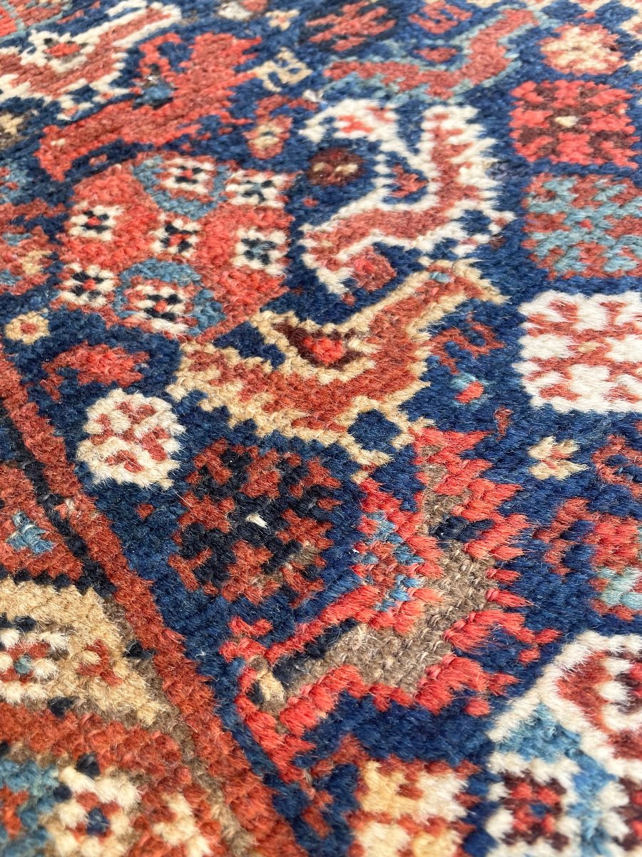 Qashqai Rug. Persia. Circa 1900. 126 X 90 Cm-photo-2