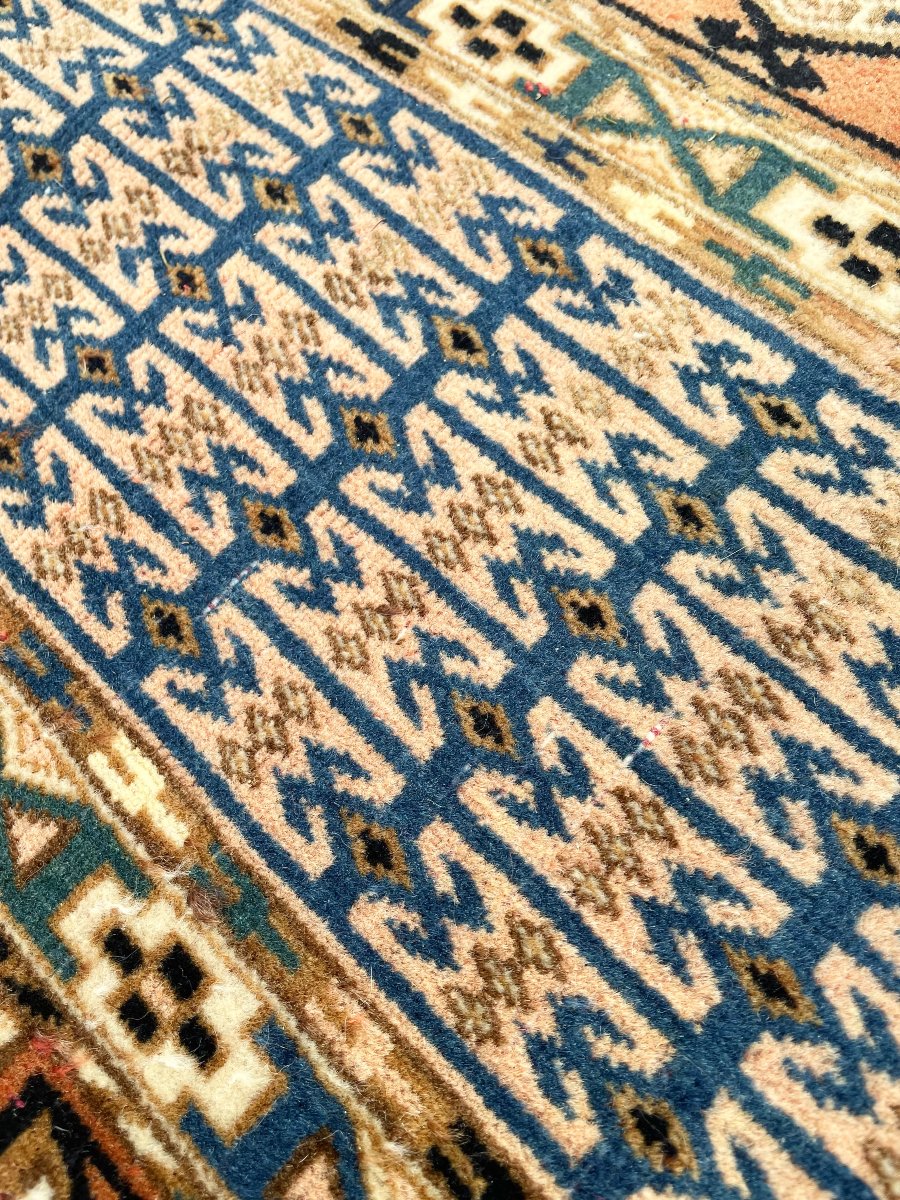Tapis Turkmène / Tekke. Asie Centrale. Milieu 20 ième. 150 x 128 cm-photo-4
