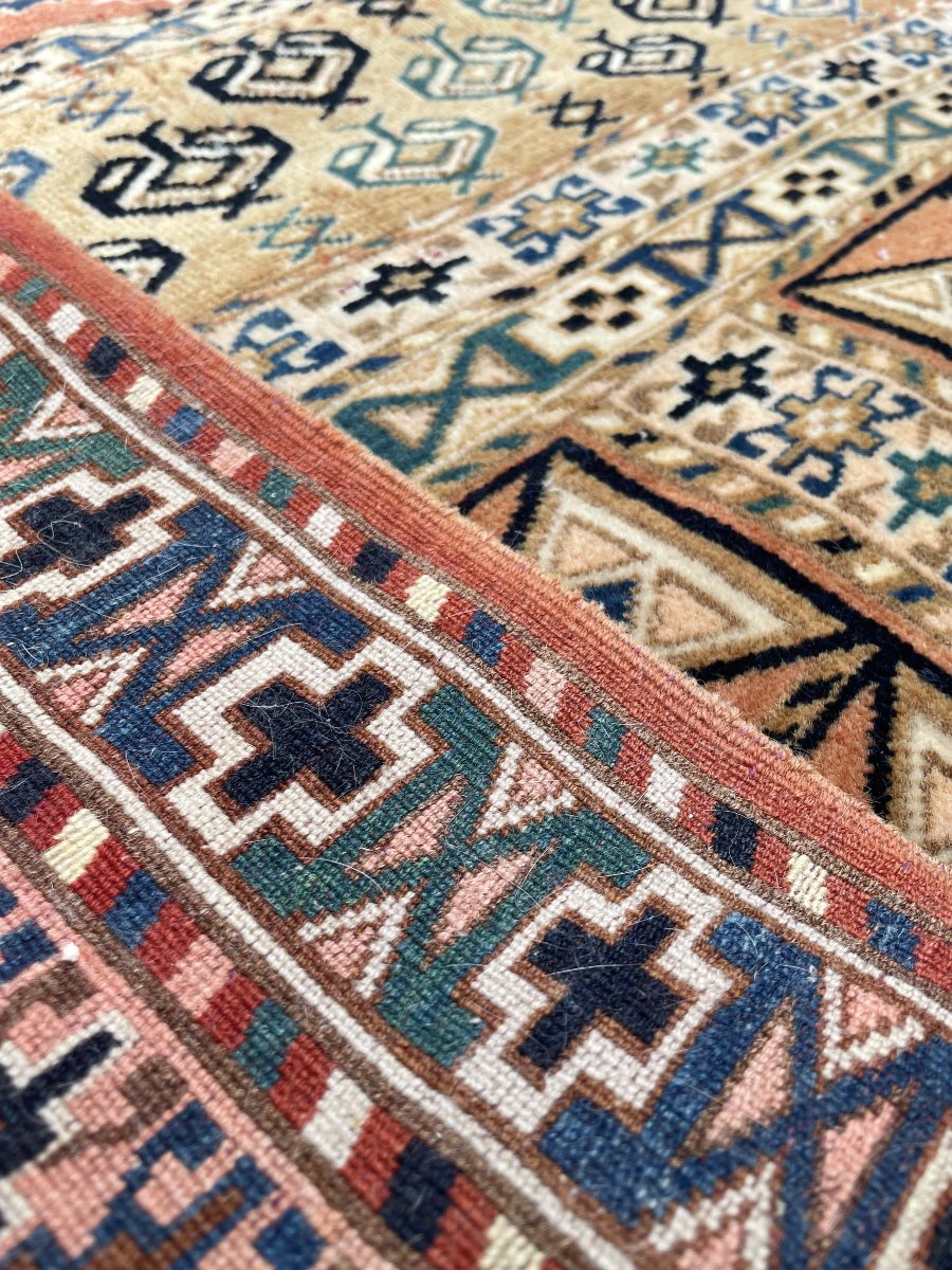 Tapis Turkmène / Tekke. Asie Centrale. Milieu 20 ième. 150 x 128 cm-photo-1