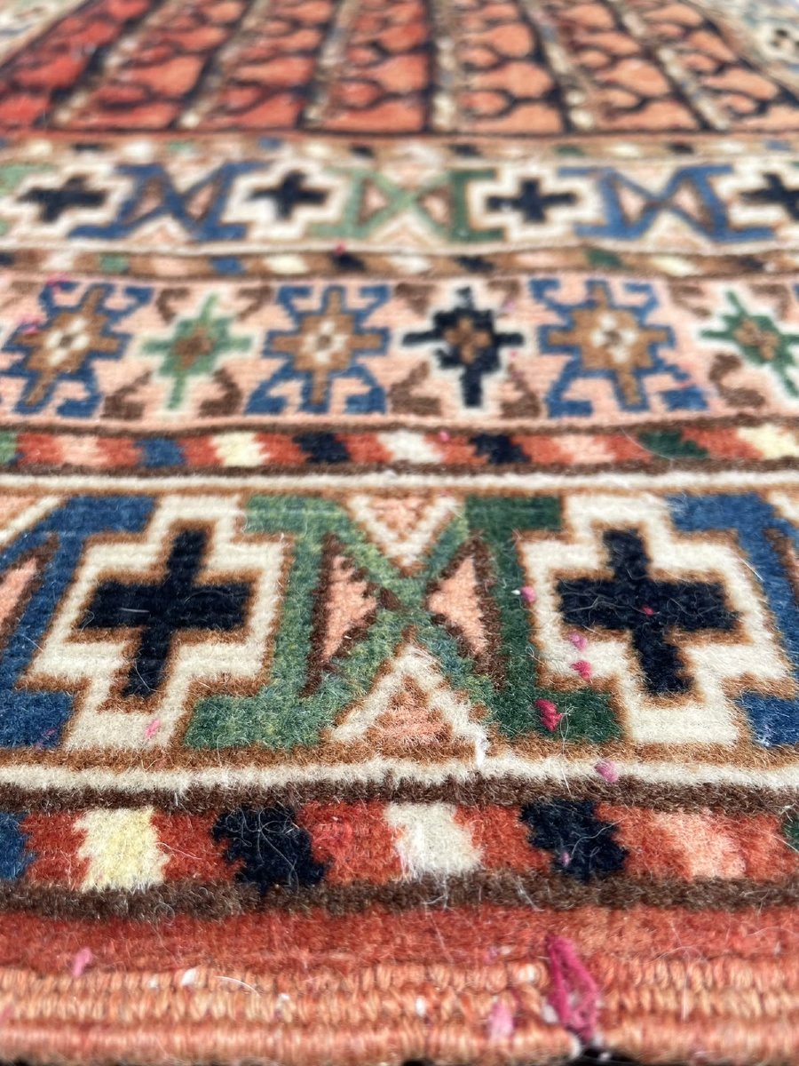 Tapis Turkmène / Tekke. Asie Centrale. Milieu 20 ième. 150 x 128 cm-photo-3
