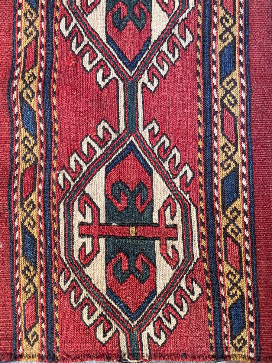 Assembled Maffrash Panels. Shahsaven. Persia. Circa 1880.  105 X 50 Cm. Rug-photo-4