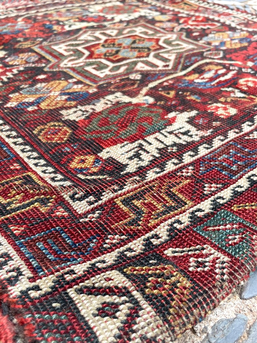 Khorjin / sacoche. Perse. Circa 1850. 70 x 72 cm. Tapis-photo-2