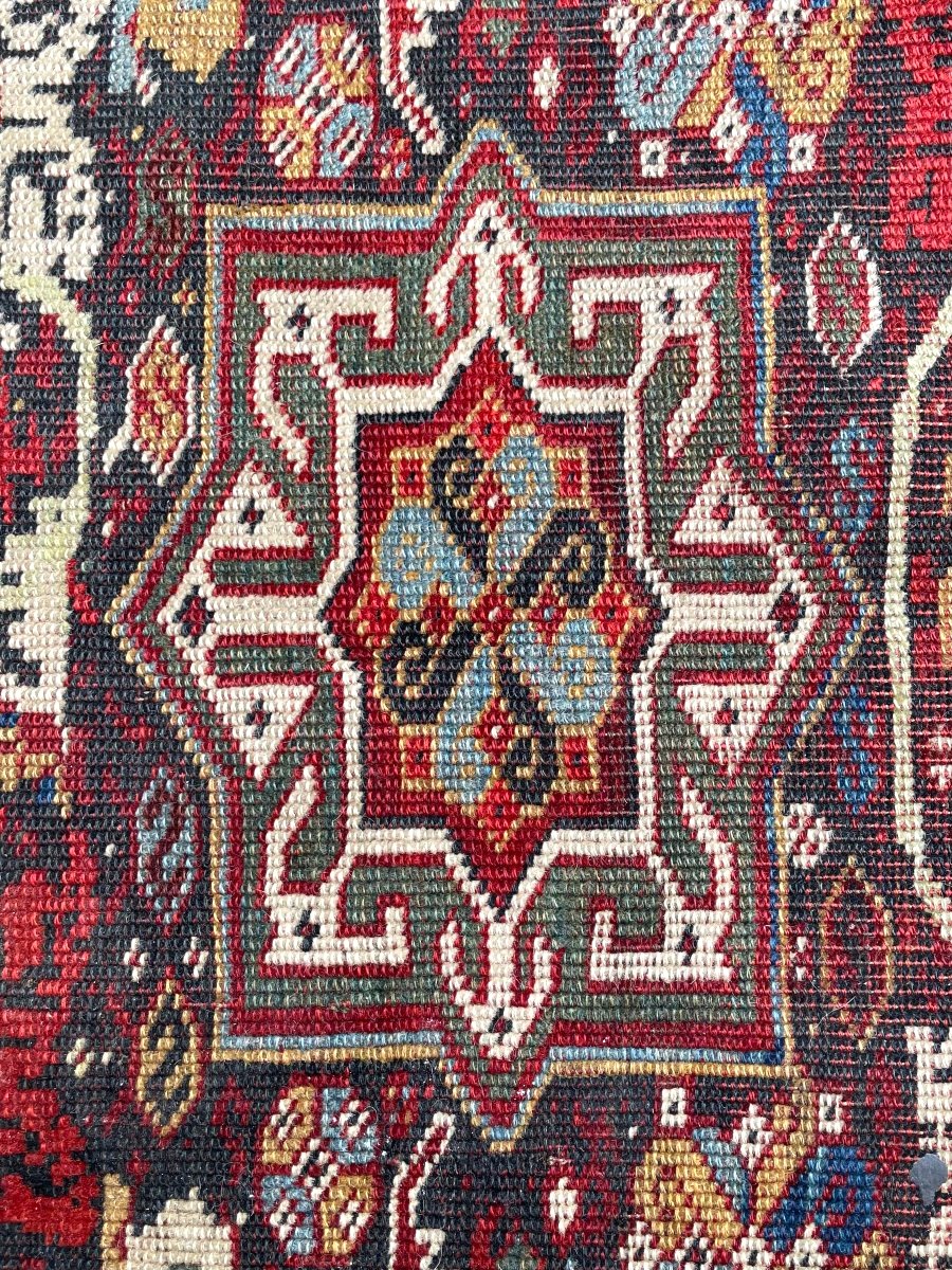 Khorjin / sacoche. Perse. Circa 1850. 70 x 72 cm. Tapis-photo-4