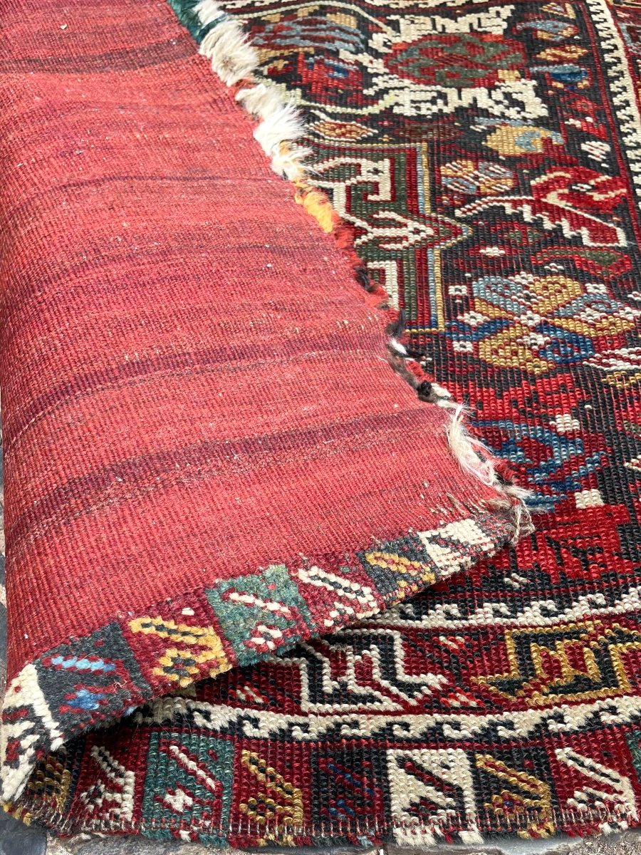Khorjin / sacoche. Perse. Circa 1850. 70 x 72 cm. Tapis-photo-3