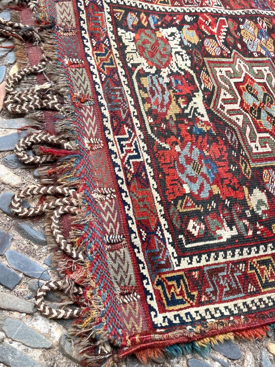 Khorjin / sacoche. Perse. Circa 1850. 70 x 72 cm. Tapis-photo-5