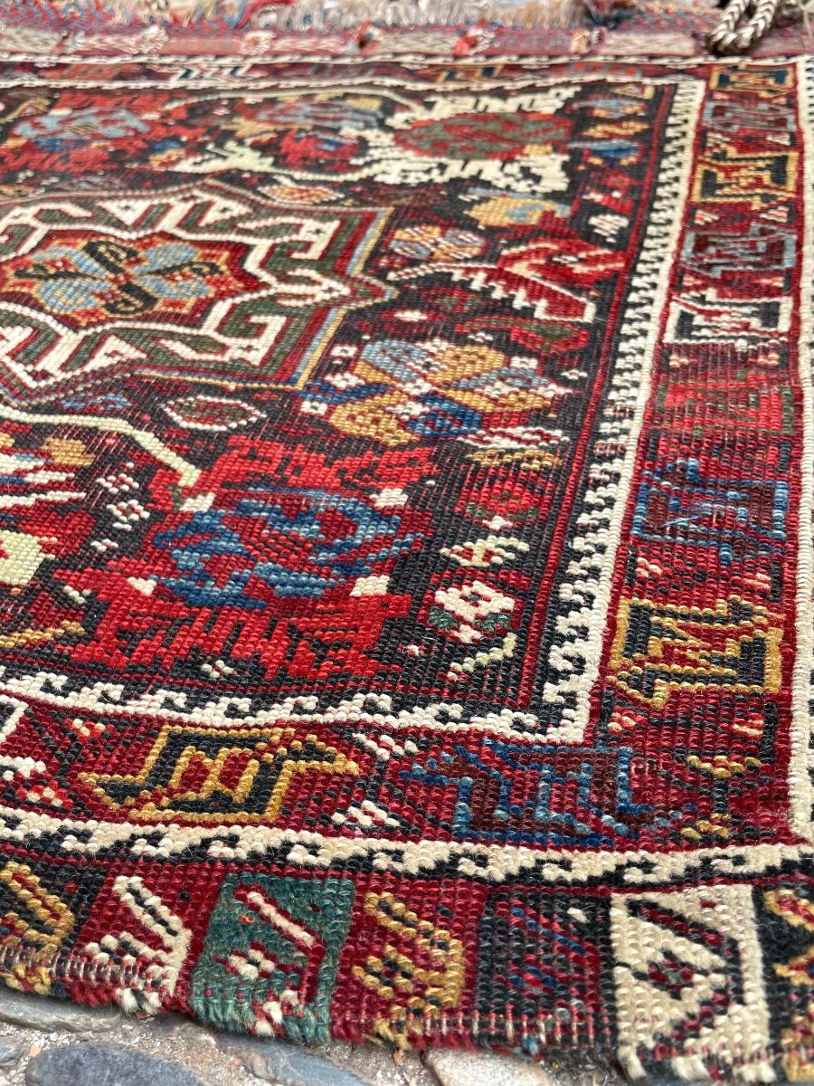 Khorjin / sacoche. Perse. Circa 1850. 70 x 72 cm. Tapis-photo-7