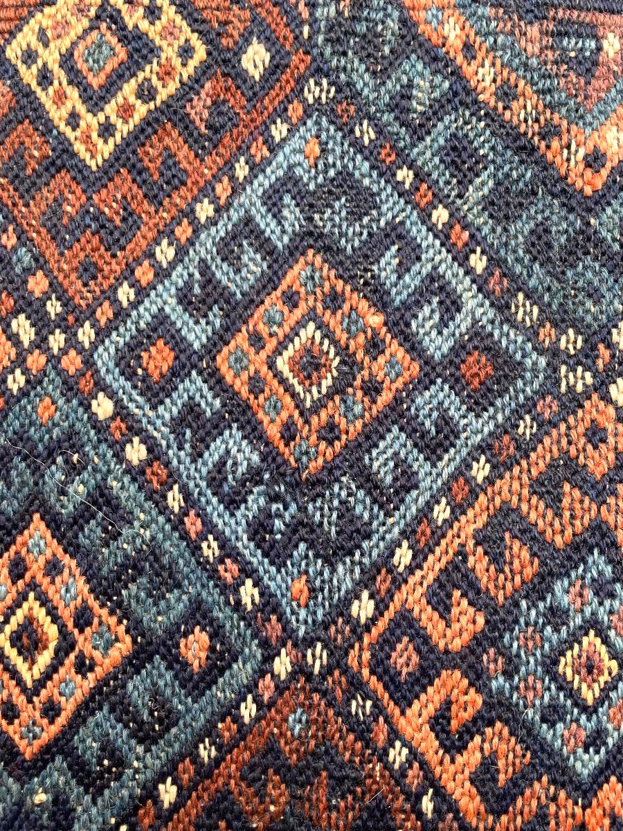Khorjin / sacoche. Jaff Kurde. Perse. Circa 1900. 45 x 41 cm. Tapis-photo-4