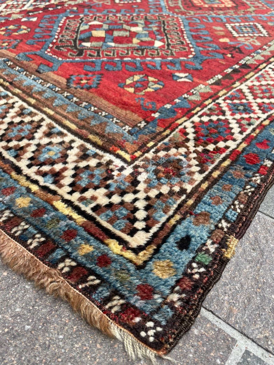 Kazakh Rug - Lori Pambak. Circa 1880. 220 X 120 Cm-photo-2