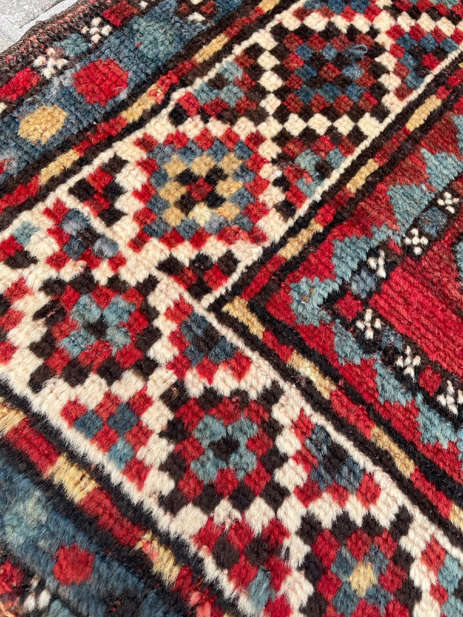 Kazakh Rug - Lori Pambak. Circa 1880. 220 X 120 Cm-photo-1