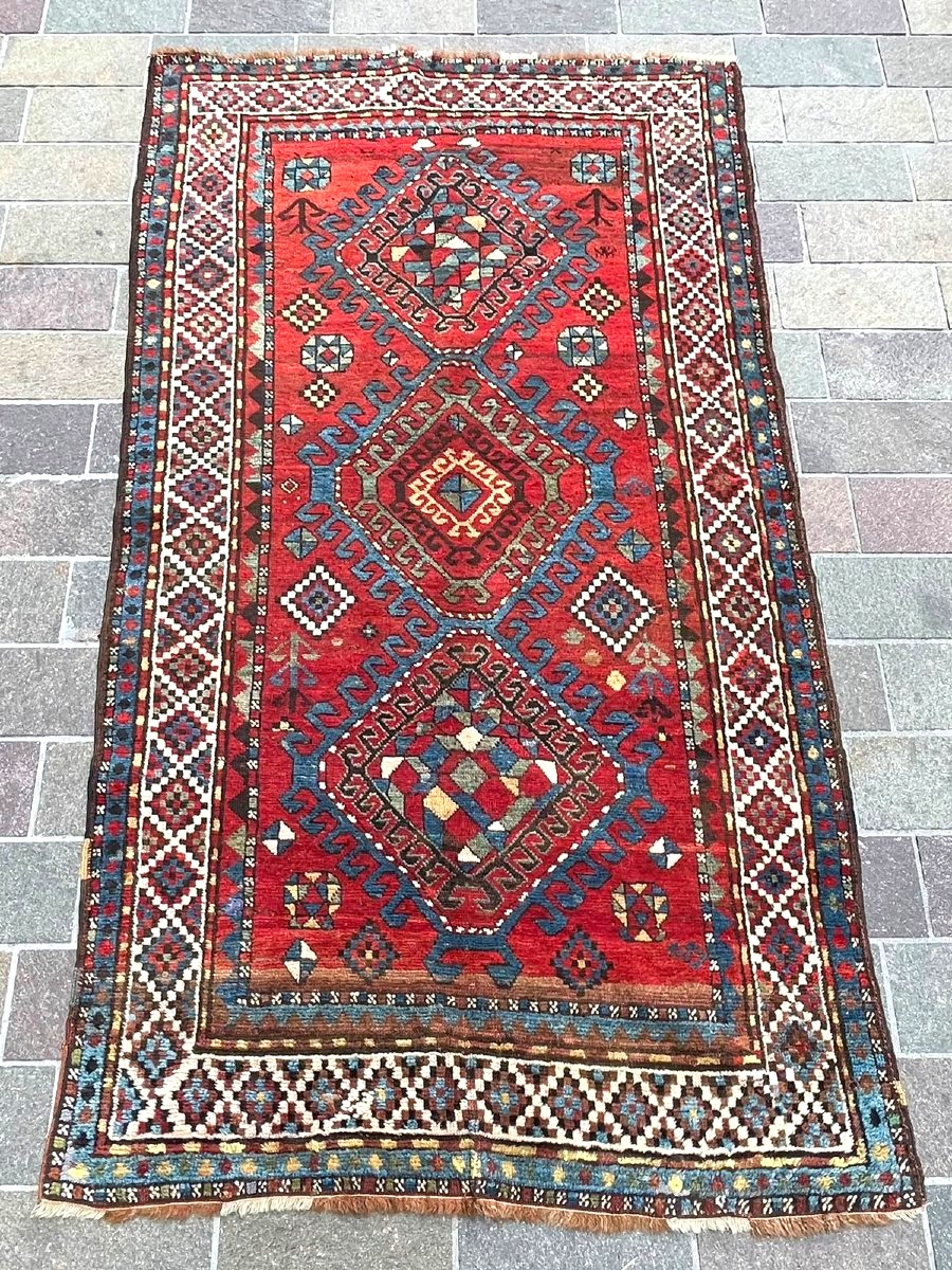 Kazakh Rug - Lori Pambak. Circa 1880. 220 X 120 Cm
