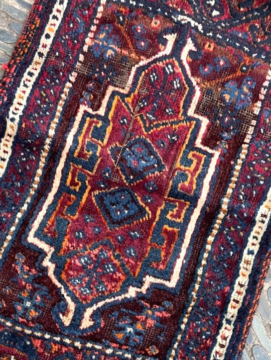 Yastik (coussin). Malatya. Anatolie du Sud-est. Circa 1870.  76 x 47 cm-photo-2