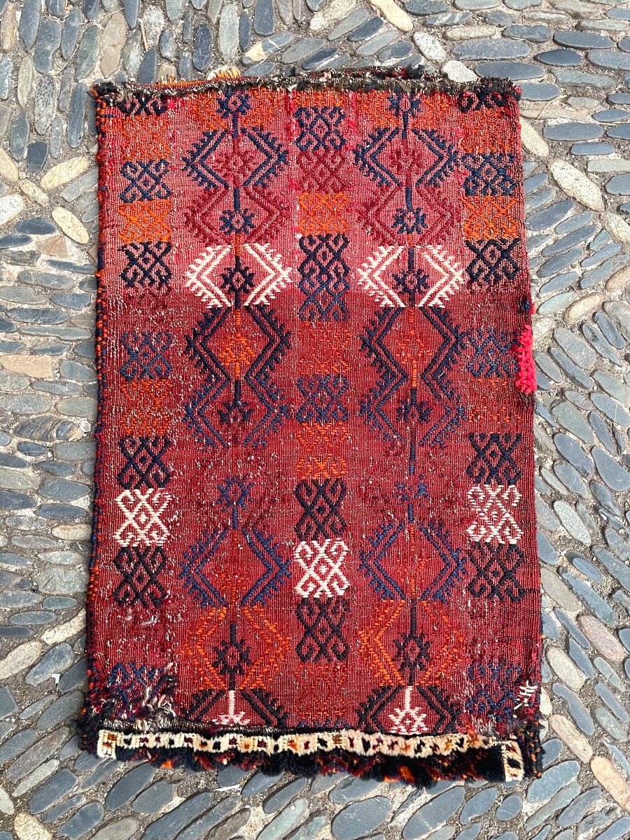 Yastik (coussin). Malatya. Anatolie du Sud-est. Circa 1870.  76 x 47 cm-photo-4