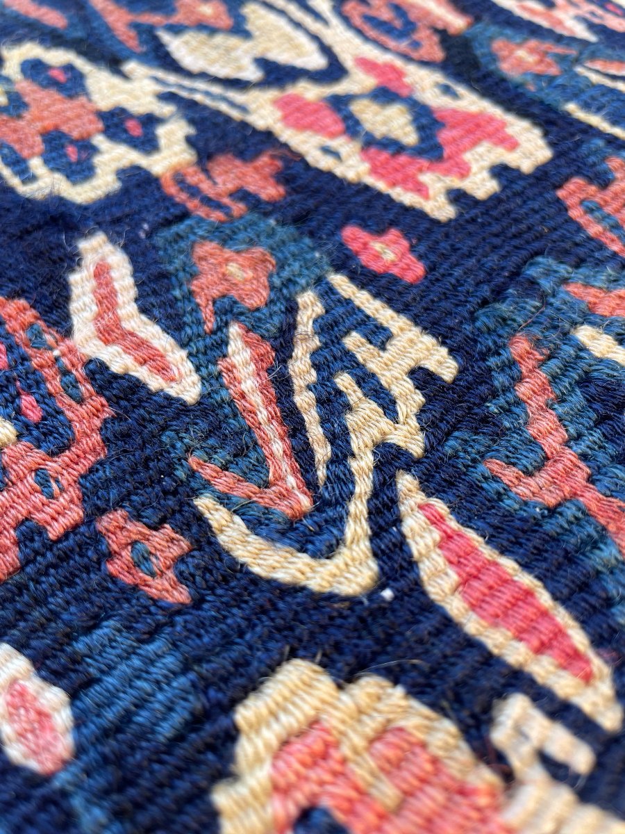 Kilim Senneh - Persia. Circa 1900. 183 X 128 Cm. Rug-photo-4