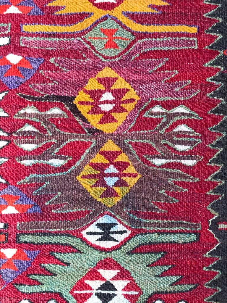 Afyon Daskiri Kilim - Anatolia. Circa 1950.  285 X 90 Cm-photo-2
