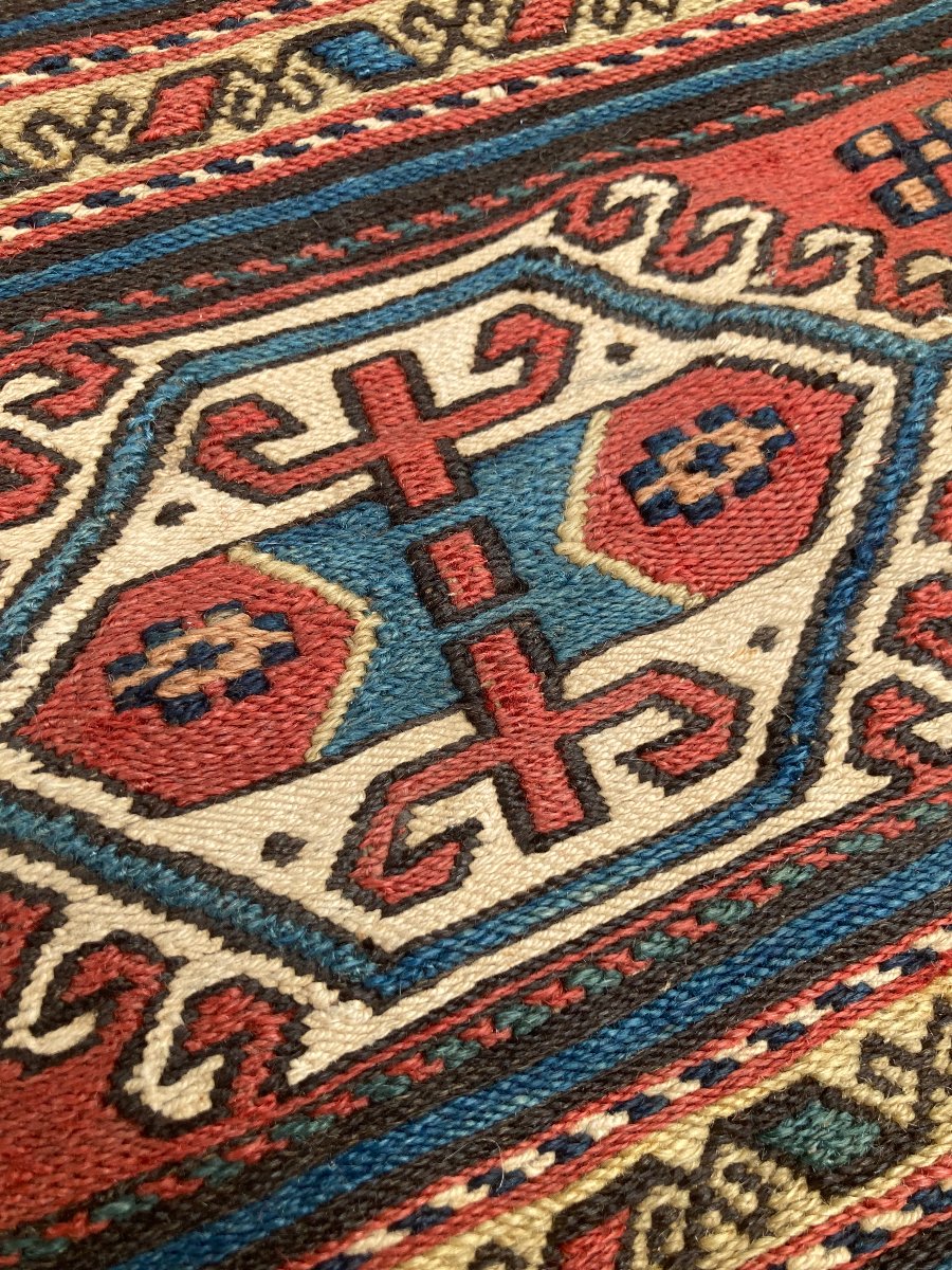 Maffrash Karabakh Fragment. Caucasus. Circa 1825. 46 X 43 Cm. Rug-photo-3