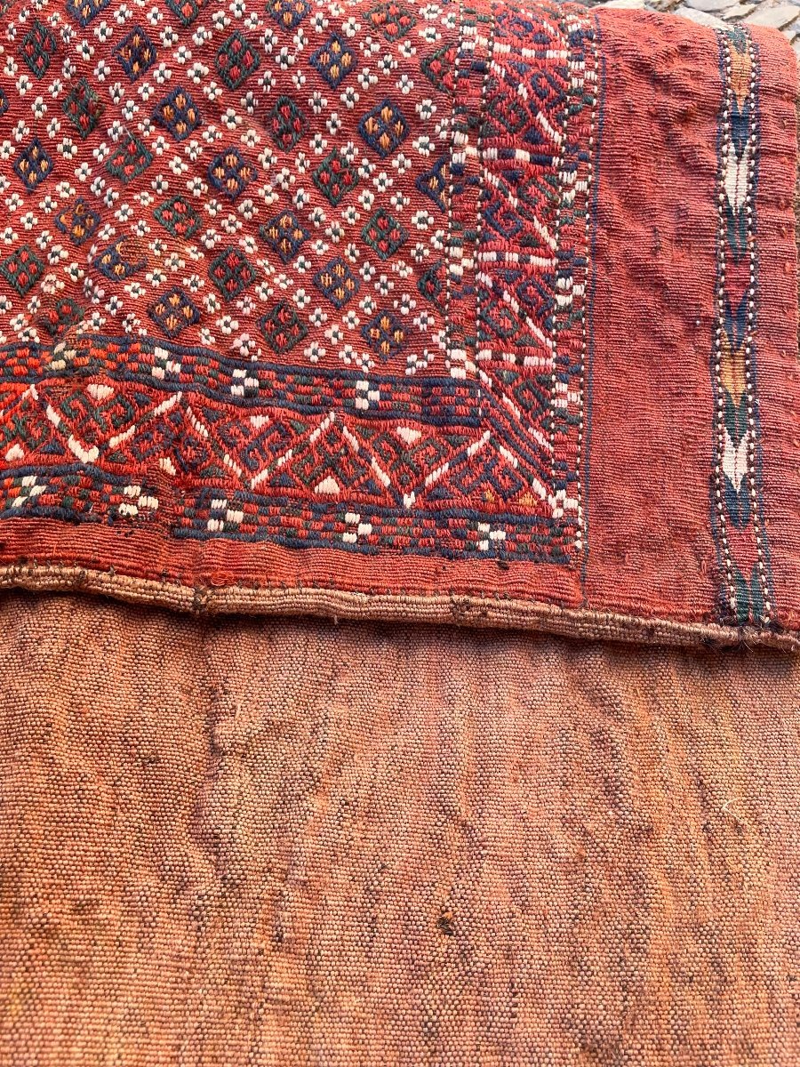Chuval Yomud Turkmène. Circa 1880.  98 x 72 cm-photo-5