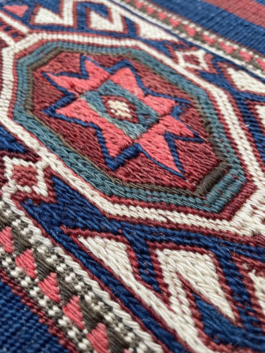 Kilim ( Chuval ) Balikesir. Anatolie. Circa 1880. 185 x 130 cm. Tapis-photo-3