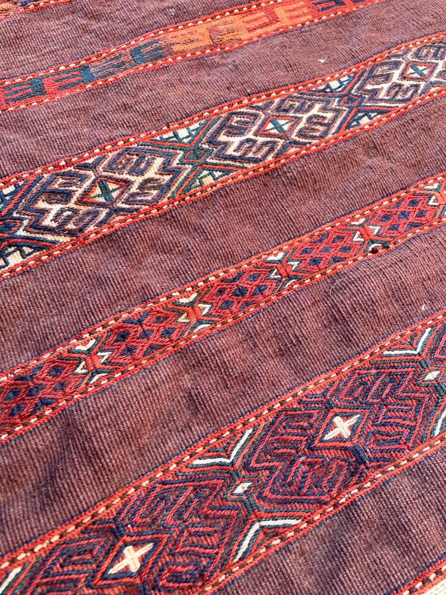 Turkmen Chuval Yomut. Circa 1870. Museum-quality Condition. 105 X 80 Cm. Rug-photo-2