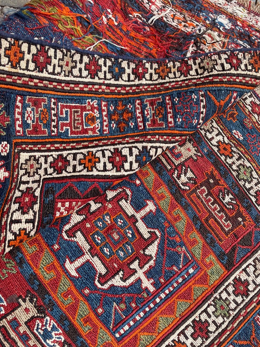 Maffrash Shahsaven / Moghan. Persia. Circa 1880. 100 X 60 Cm-photo-3