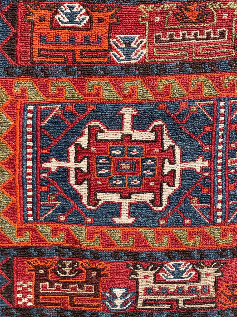 Maffrash Shahsaven / Moghan. Persia. Circa 1880. 100 X 60 Cm-photo-3