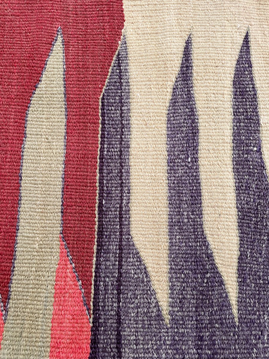 Kilim Parmaklı - Afyon, Anatolia. Circa 1960. 104 X 96 Cm-photo-4