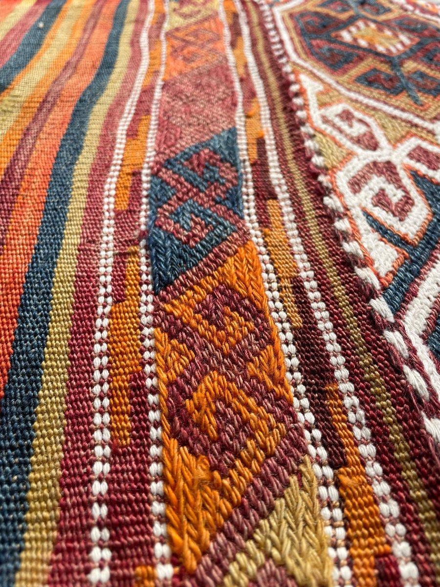 Kilim Chuval. Région de Maraş / Anatolie. Circa 1900. 160 x 83 cm. Tapis-photo-3