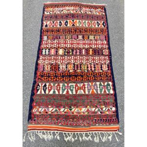 Kilim Bergama - Anatolie. Circa 1900 / 1920. 297 X 150 Cm