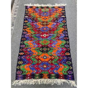 Kilim Afyon - Anatolie. Années 1970. 315 X 166 Cm