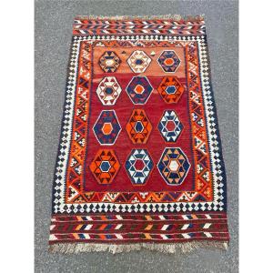 Kilim Qashqai - Iran. Circa 1950. 242 x 144 cm