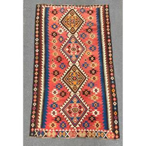 Kilim Kuba - Azerbaïdjan. Circa 1920. 295 x 164 cm