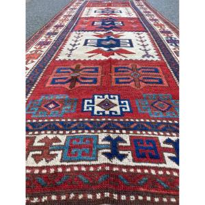 Kurdish Carpet - Anatolia. Circa 1880. 305 X 112 Cm