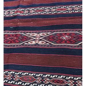 Kilim Cuval Balikesir - Anatolie. Circa 1880. 211 x 73 cm