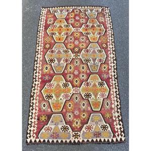 Kilim Mut - Monts Taurus. Anatolie. Années 1930. 313 x 165 cm