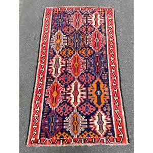 Kilim Kuba - Azerbaïdjan. Circa 1920. 300 x 158 cm