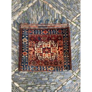 Khorjin / Satchel Face. Qashqai. Persian. Circa 1900. 55 X 52 Cm