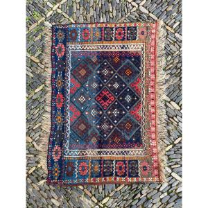 Rug. Jaff Kurdish Saddlebag Front. Persia. Circa 1900. 114 X 75 Cm 