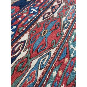 Pair Of Fragments From Maffrash, Caucasus. Circa 1850. 50 X 40 Cm (x2)